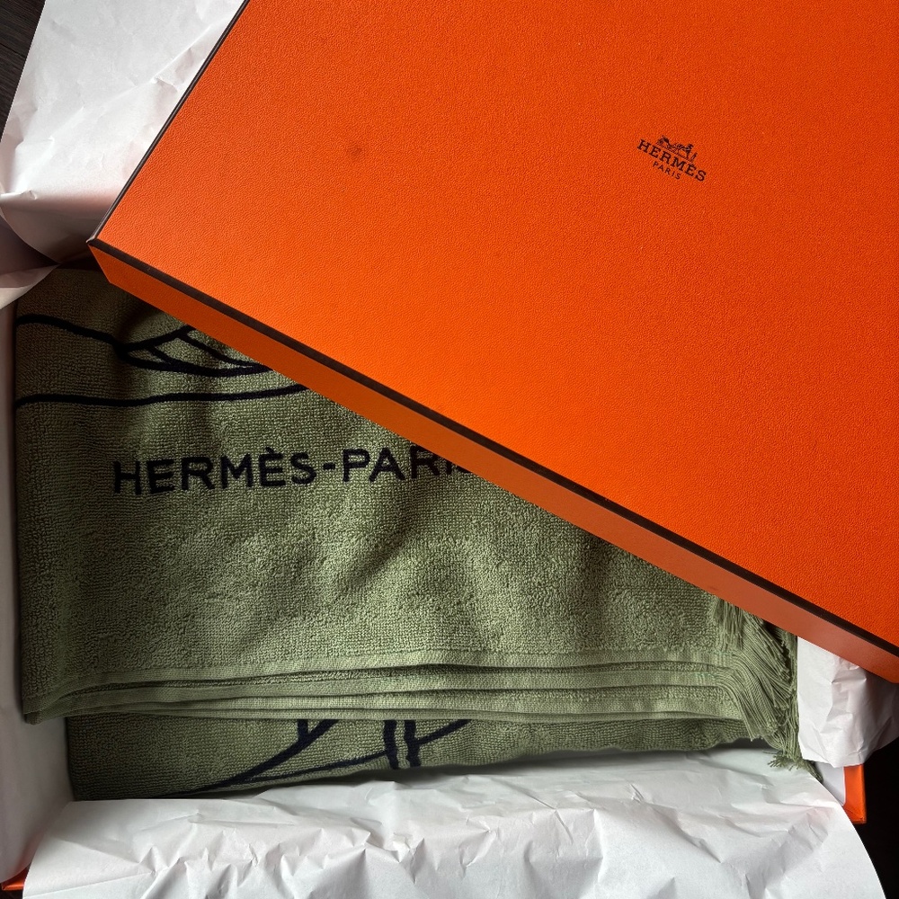 Hermès: Drap de Plage Yachting Thalassa Beach Towel (Brand New In Box)